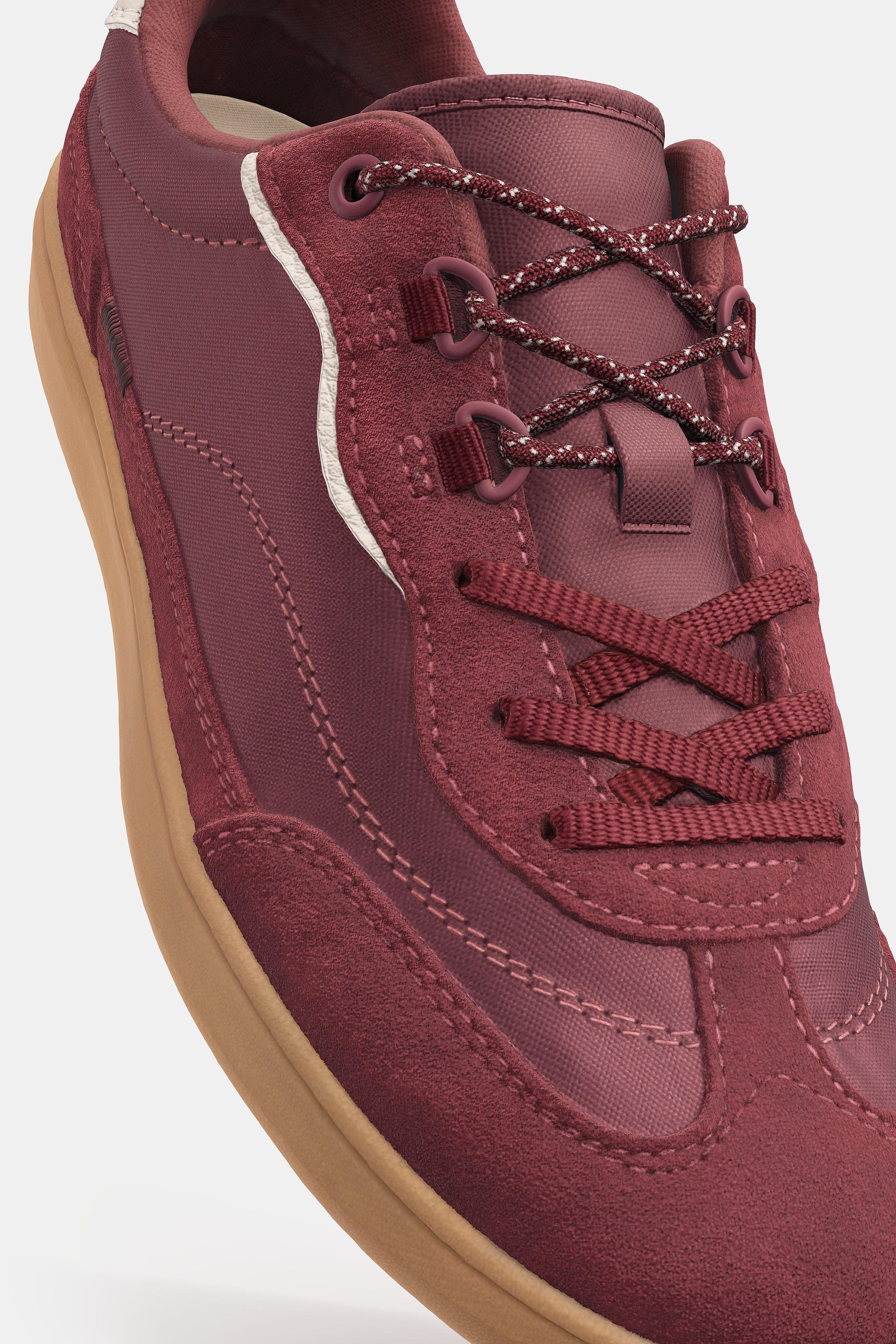 Burgundy Leather Burgundy Pumas Zara COMBINATION SNEAKERS Burgundy